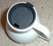 Coffee mug top view